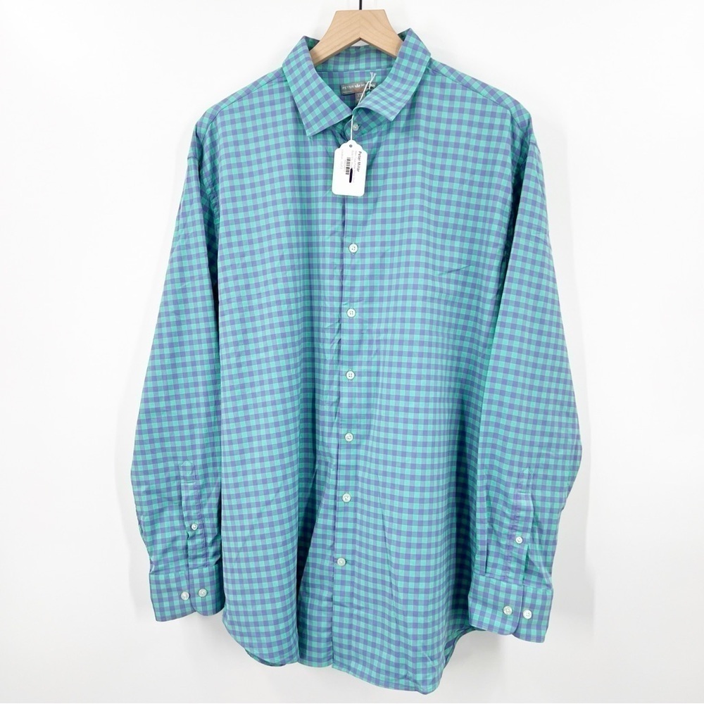 Peter Millar Wicking Performance Button Up - image 1